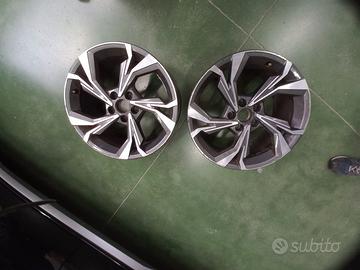 cerchi in lega da 18 per audi