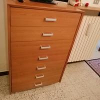 cassettiera sette cassetti scorrevoli, ed altro 