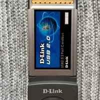 D-LINK DUB-C2 USB 2.0 2 Port Cardbus vintage