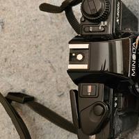 Fotocamera Minolta X-300s con obiettivo 