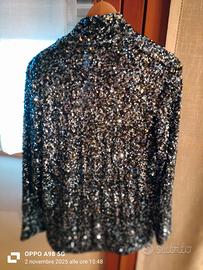 Giacca paillettes donna