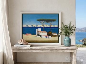 Quadro Salvatore Magazzini 50x40 olio su tavola