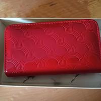 Portafoglio donna rosso doppia apertura