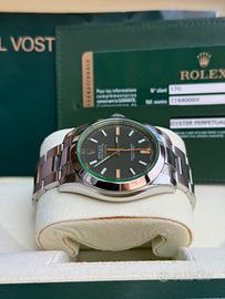 Rolex Milgauss ref. 116400GV full ita