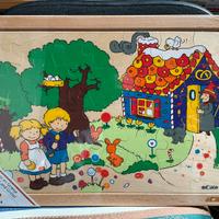 Puzzle legno Hansel e Gretel EDUCO 4-6 anni