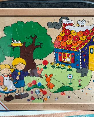 Puzzle legno Hansel e Gretel EDUCO 4-6 anni