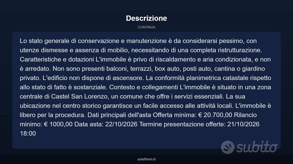 Appartamento – Castel San Lorenzo, Salerno - Vista 4