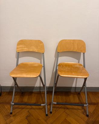 2 Sgabelli pighevole
