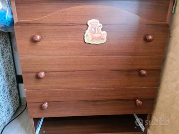 Cassettiera/ fasciatoio BREVI/lettini BREVI