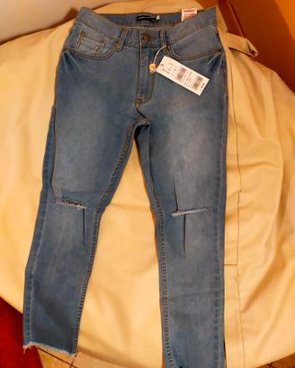 Pantaloni bambina ragazza 12 an. Nuovi con strappi