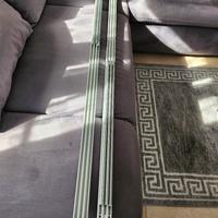 coppia di binario per tende a pannello 