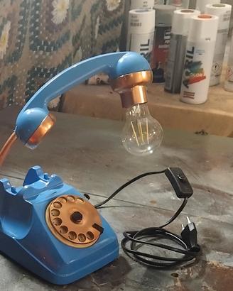  telefoni  vintage  lampada