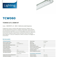 Plafoniera Stagno Philips 2x58W