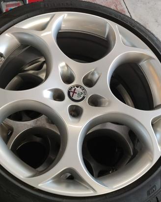 4 RUOTE ALFAROMEO STELVIO 21" ORIGINALI KIT COMPL
