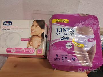 Coppette assorbilatte + pants ipoallergenici