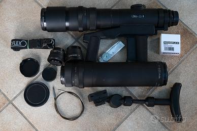 Novoflex 400 f5.6-600 f8-teleext 1.5X e 2x