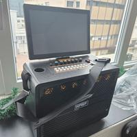 Karaoke professionale, 2 microfoni, tablet 14"