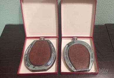 Fiaschetta/Borraccia vintage in acciaio x liquore