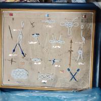 vecchio quadro con nodi