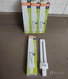 7  lampadine  fluorescente compatta  Osram G23 