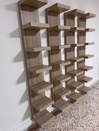 4 Librerie a Colonna di Design – Legno Chiaro