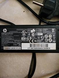 3 Alimentatore originale PC portatile Hp 