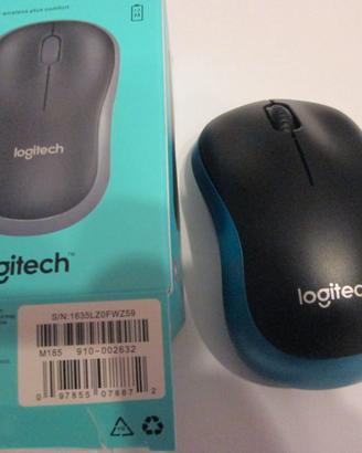 Mouse wireless Logitech M185 BLU