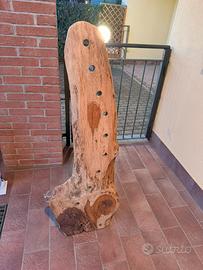 Porta bottiglie in rovere