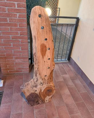 Porta bottiglie in rovere