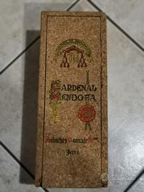 Scatola Sughero Vintage Cardenal Mendoza Anni 80