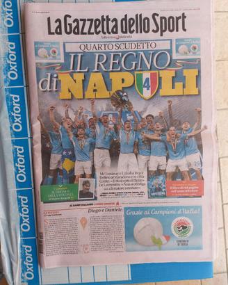 Giornali 3 e 4 scudetto Napoli e Coppa del mondo 4