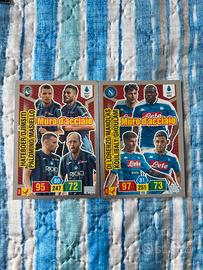 2 Carte Adrenalyn XL 2019/20 - Muro d’Acciaio