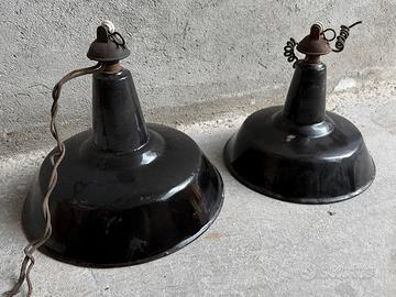 Coppia Lampade Philips Sospensione Cappello Strega