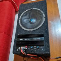 SUBWOOFER AMPLIFICATO ARTIGIANALE