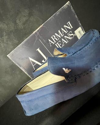 Mocassino Armani Jeans Blu Taglia 45