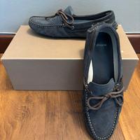 Mocassini vera pelle Blu BATA