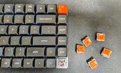 Tastiera Keychron K3 V2 + 2 set switch + keycaps
