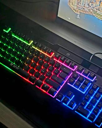 Tastiera Gaming Xtreme ZOE RGB USB