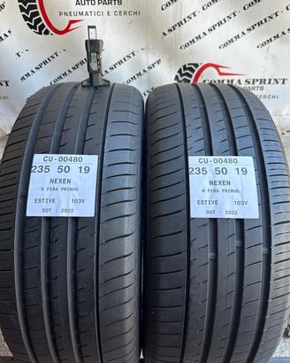 2 PNEUMATICI 235/50 R19 NEXEN ESTIVE 75%