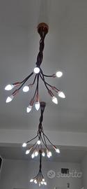 set di 3Lampadario e 1applique
