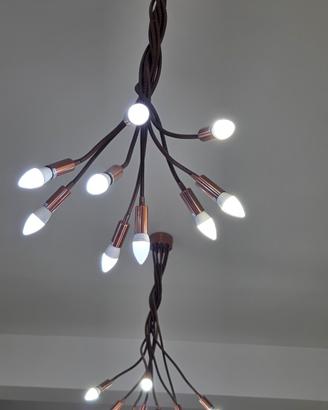 set di 3Lampadario e 1applique