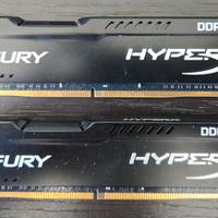 RAM HyperX Fury kit 16Gb DDR4