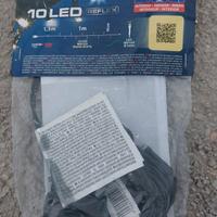 catena 10 luci led per presepe