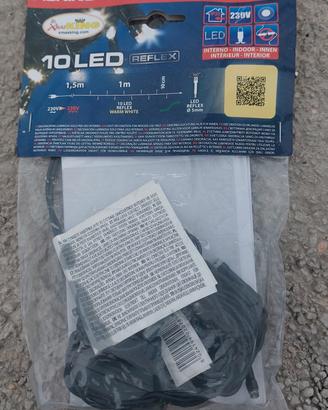 catena 10 luci led per presepe