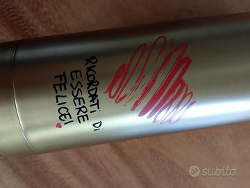 Borraccia termica in alluminio  come da foto