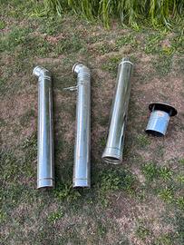 Tubi camna fumaria inox da 15 cm stifa caldaia