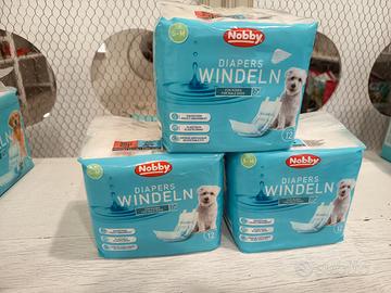 Lotto 3 Confezioni di pannolini a fascia x cane -