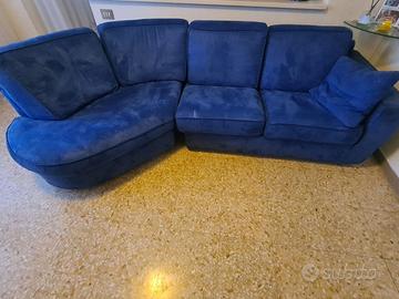 Divano letto 4 posti in microfibra