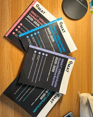 GMAT official guide 2025-2026 set completo