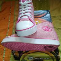 Heelys 36.5 scarpe con ruote pattini ragazza NUOVE